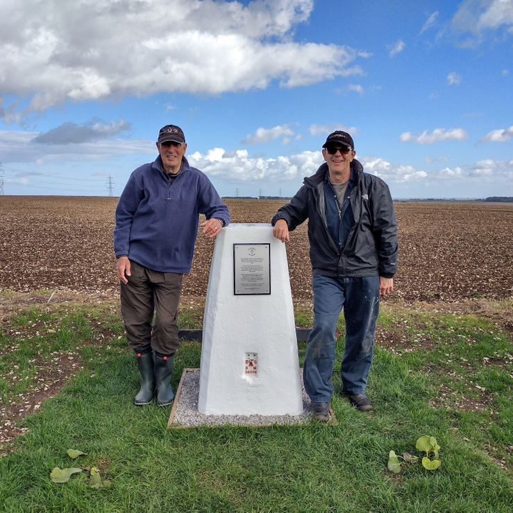 WW Adopted Trig Point Plaque in place & Daffodils planted Oct 2022 (3)